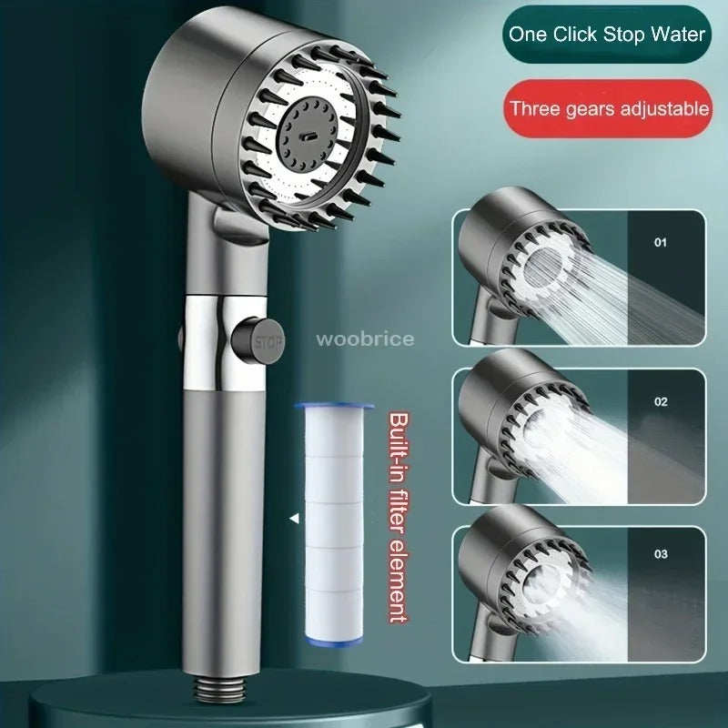 High-Pressurized Filter Shower Head